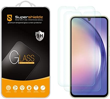 Supershieldz (2 Csomag), amelynek Célja a Samsung Galaxy V34 5G Edzett Üveg kijelző Védő fólia, Anti Karcolás, Buborék Mentes