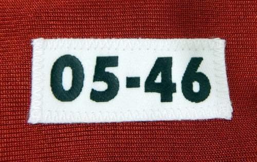 2005-ben a San Francisco 49ers Üres Játék Kiadott Piros Mez 46 DP34695 - Aláíratlan NFL Játék Használt Mezek