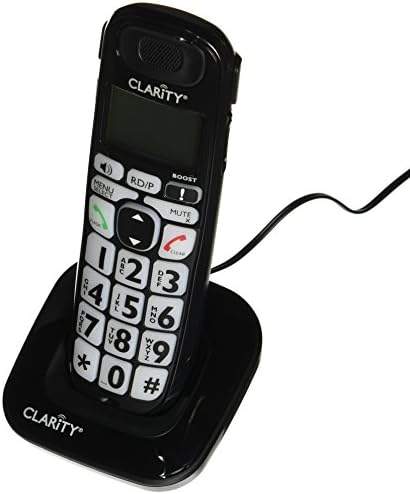 Világosság 52703P na 1-Készülék Vezetékes Telefon (Kiegészítő kézibeszélő a modell D703) , Fekete