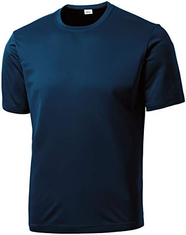 Opna a Férfiak Nagy & Magas, Rövid Ujjú Nedvesség Wicking Sportos póló Normál Méretű & XLT van
