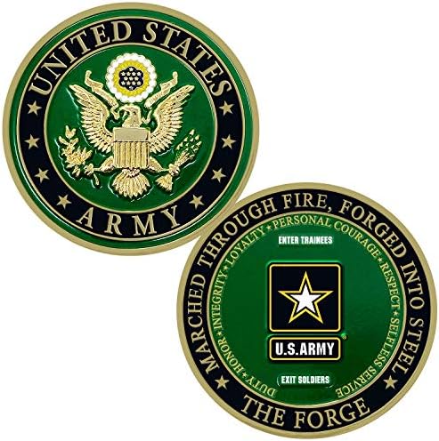 A Forge AMERIKAI Hadsereg Katonája Katonai Kihívás Érme - Hadsereg Ajándékok