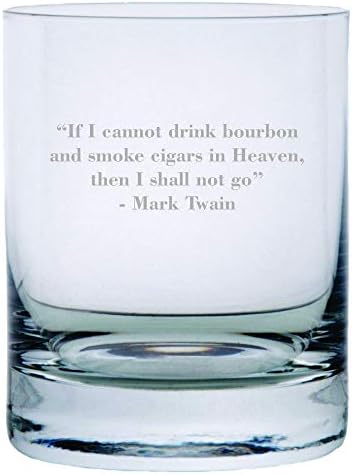 Mark Twain, Ha Nem Iszik Whiskyt Idézet Vésett Kristály Kövek Üveg Whisky