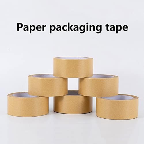 Fbaiyy Papír csomagoló Szalag 6 Tekercs, Környezetbarát, Teljesen Újrahasznosítható, Kraft Papír Szalag, a nagy teljesítményű