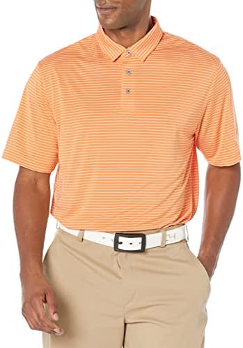 PGA TOUR Férfi Feeder Csíkos Rövid Ujjú Golf Polo Shirt