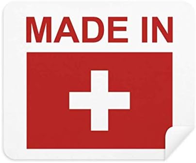 Made in Switzerland Ország Szerelem tisztítókendővel Képernyő Tisztító 2db Velúr Szövet