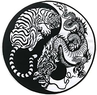 Nagy Vissza Patch l Yin Yang Sárkány & Tigris