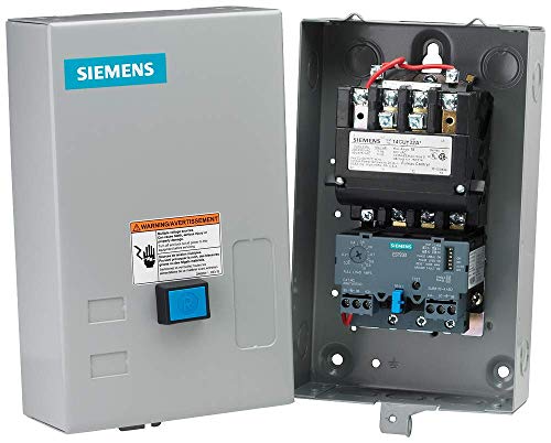 Siemens 14CUB32BJ nagy teljesítményű Motor, Önindító, Szilárdtest-Túlterhelés, Automatikus/Kézi Reset, Nyitott Típusú, NEMA