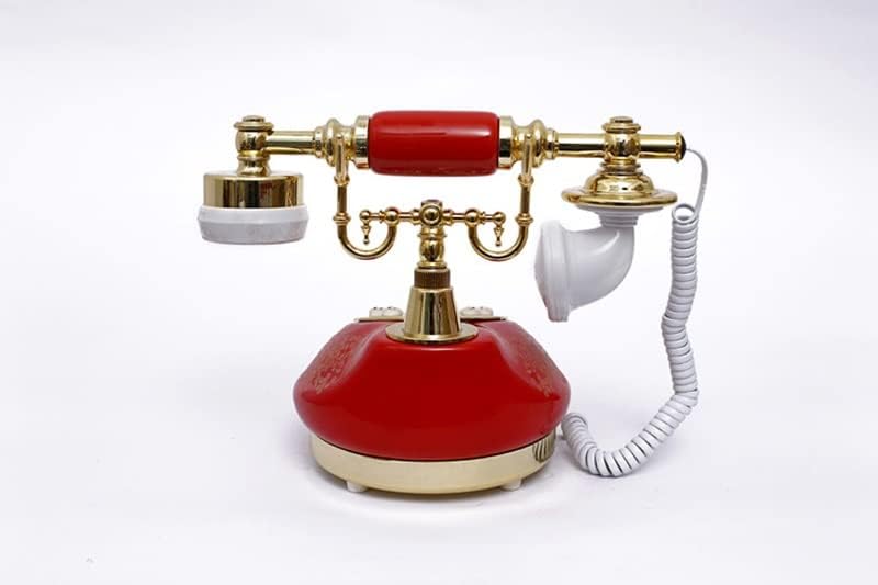 LEPSJGC Antik Telefon Vezetékes Régimódi Telefon Gombot, Telefonos, LCD Kijelző Klasszikus Kerámia Retro Telefon