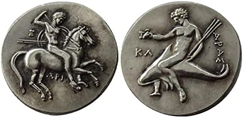 Replika Emlékérme ezüstözött Érem görög Érme Idegen Utánzat Emlékérme Amatőr Gyűjtemény Ház Dekoráció, Kézműves Ajándéktárgy
