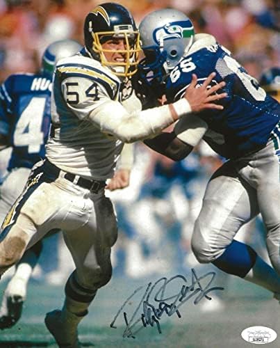 Billy Ray Smith aláírt San Diego Chargers 8x10 fotó dedikált 3 TÁRSASÁGGAL - Dedikált NFL-Fotók