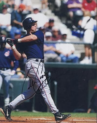 Sean Casey Cleveland indians Aláírt Dedikált 8x10 Fotó W/Coa - Dedikált MLB Fotók