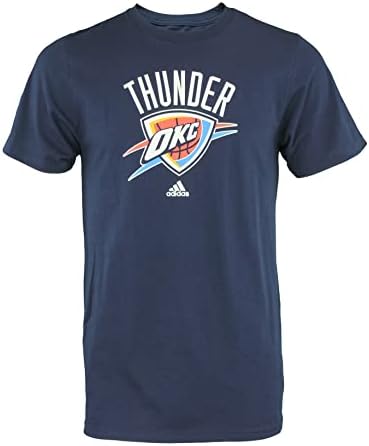 adidas Oklahoma City Thunder NBA Férfi A Póló, Kék