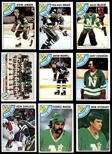 1978-79 Topps Minnesota North Stars Csapat készen áll Minnesota North Stars (Set) VG/EX+ Észak-Csillagok,