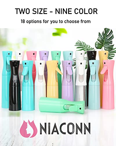 NIACONN Folyamatos Spray Palackot Haj, 10 Unciás Rózsaszín Spray Flakon Vizet, Uram, a Növények, Tisztítás & Skin Care (Sakura
