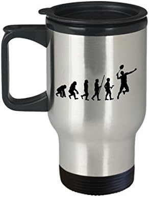 Tollaslabda Kávés Bögre Legjobb Vicces Egyedi Pickleball Személy Tea Csésze Tökéletes Ötlet, hogy A Férfiak a Nők Az evolúció