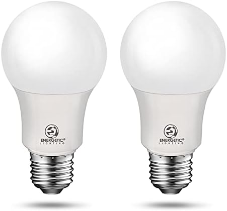 Energikus LED Szabályozható 60 Watt Egyenértékű Izzó, Meleg Fény Hatása, 19, 800 Lumen, 2200K-3000K Állítható, 8.5 W, E26