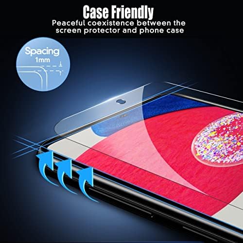 COOKOE Üveg képernyővédő fólia Samsung Galaxy A52S 5G Edzett Üveg Képernyő Védő Fólia Galaxy A52S,9H Keménység,Anti Karcolás,Buborék
