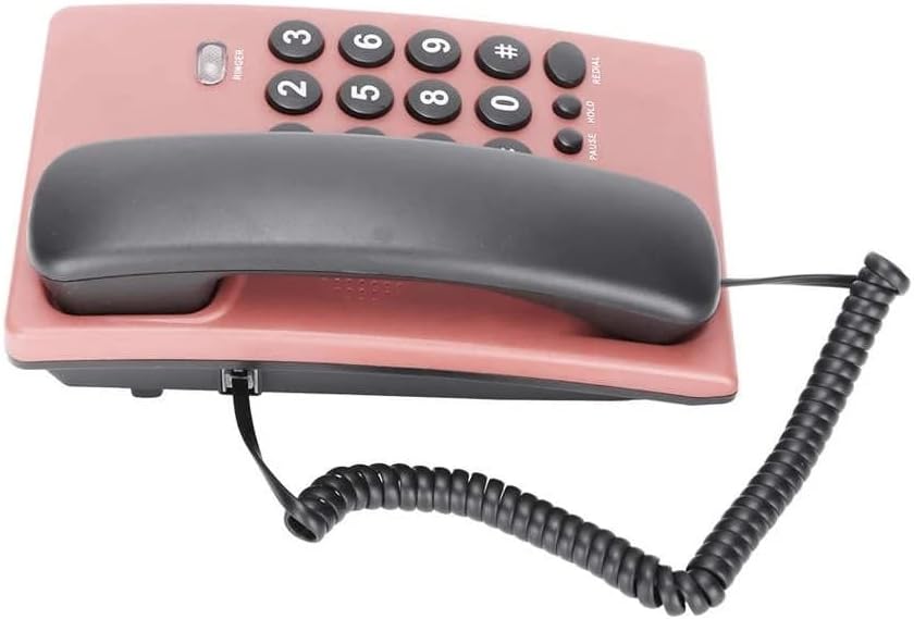 HOUKAI Otthoni Vezetékes Telefon, Vezetékes Telefon, Asztali Vezetékes Vezetékes Otthoni Irodai Szállodai Telefon Támogatja