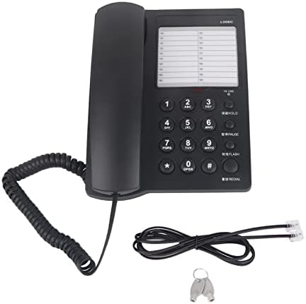 Dilwe Antik Telefonok Vezetékes Vezetékes Telefon, Kettős Felület Akkumulátor Ingyenes Asztali Vezetékes Telefon a Szálloda