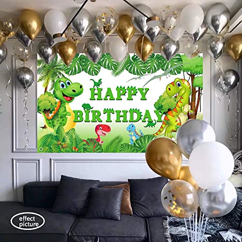 Ushinemi Dinoszaurusz Szülinapi Háttérben a Gyerekek, Fiúk, Boldog Születésnapot Hátteret, Banner, Party Dekoráció, Kellékek