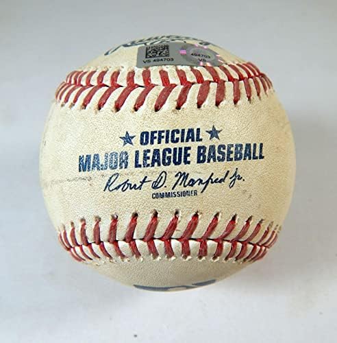 2021 San Diego Padres Miami Marlins Játék Használt Fehér Baseball-Okert Grisham Szabálytalan Játékban Használt Labdák