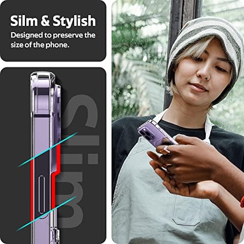 iPhone 14 Pro Esetben Egyértelmű, Aeska Vissza Kártya-tartó Fedelét Ultra Slim Vékony, Rugalmas, Átlátszó TPU Zselés Gumi