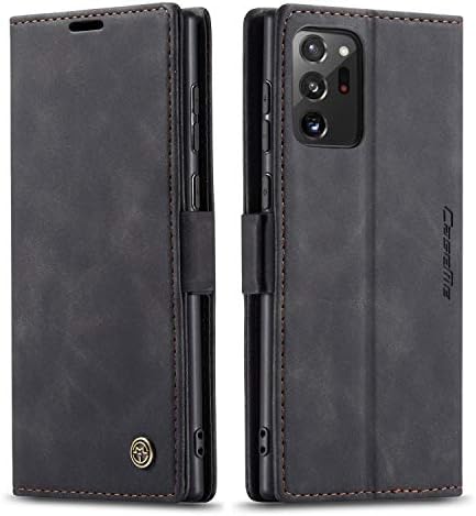 Samsung Galaxy Note 20 Ultra Tárca az Esetben, Retro PU Bőr Flip Mágneses Bezárása védőburkolat-Kártya nyílás, Készpénz Zseb