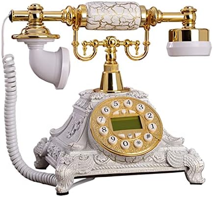 Counyball Retro Telefon Amerikai Nappali Dekoráció Klasszikus Asztal Telefon Tárcsázza A Stílus Európai Vezetékes Office