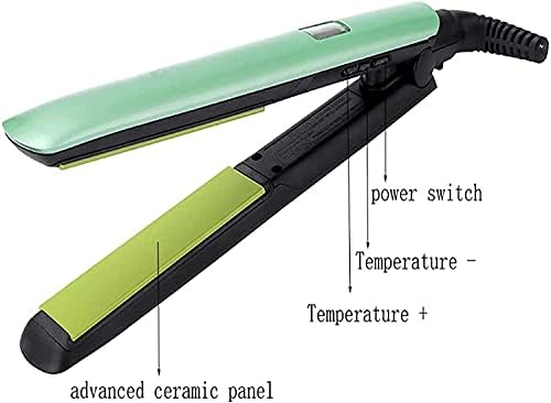 Titán Úszó Lemez hajvasalót,LCD Monitor,Kerámia, Állítható Hőmérséklet Gyors felfűtés, kétfeszültségű hajvasalót