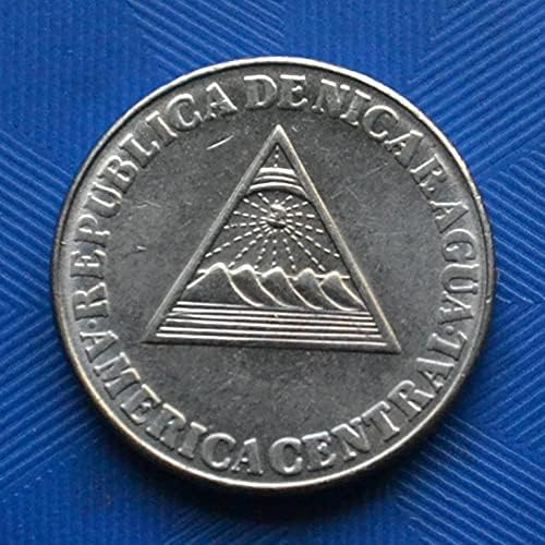 Nicaragua Érme 5 Cordoba 1994 KM80 Amerikai Érmék 14.9 mm