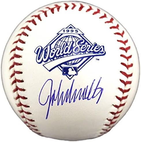 John Smoltz Aláírt Rawlings 1995 World Series (Atlanta Braves) Baseball - Dedikált Baseball
