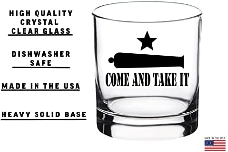 Rogue River Taktikai Texas Gonzales Zászló Vegye el Hazafias Régi Whiskys Üveg Ajándék Katonai Veterán Aktív Szolgálatban