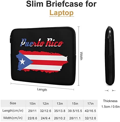 Puerto Rico Zászló Térkép Kompatibilis MacBook HP Dell, Aranyos Laptop tok Vízálló tok Kemény Héj a Férfiak a Nők 10inch