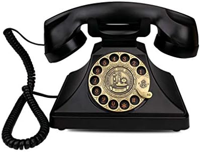 Qdid Vezetékes Telefon Forgó Tárcsa Lemez Retro Telefon A Kanyargós Stílus Az 1920-as években a Modern Elektronikus Bell