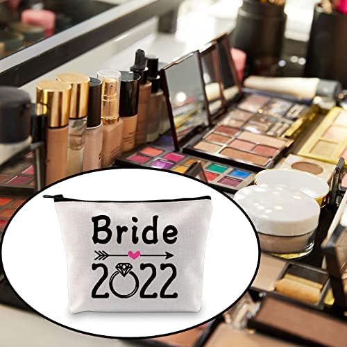 BLUPARK leánybúcsú Ajándék a Menyasszony, Menyasszony Kozmetikai Táska Menyasszony 2022 Eljegyzés, Leánybúcsú Ajándék (Menyasszony