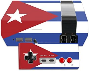 MightySkins Bőr Kompatibilis a Nintendo NES Klasszikus Kiadás wrap Borító Matrica Bőr Kubai Zászló