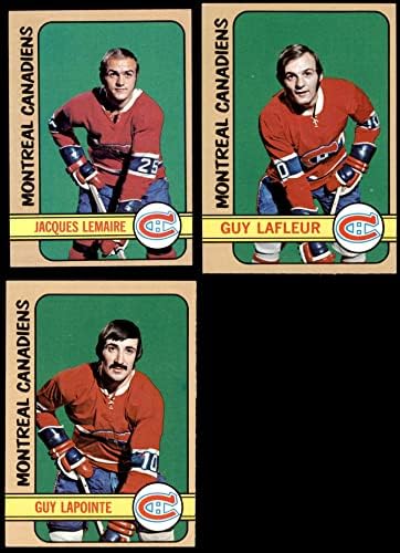 1972-73 Topps Montreal Canadiens Csapat készen áll Montreal Canadiens (Set) EX/MT+ Canadiens