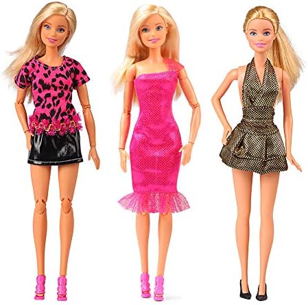 Bigib Beállítva 11 Ba-Lány Divat Barbie Babák Ruhák, Kiegészítők, Ajándékok