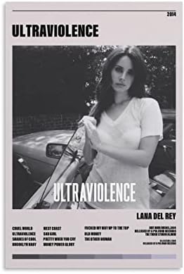 XIAoma Lana Del Rey Poszter Ultraviolence Album Minimalista Fedezze Poszter Díszítő Festés Vászon Fali Poszterek Art Kép