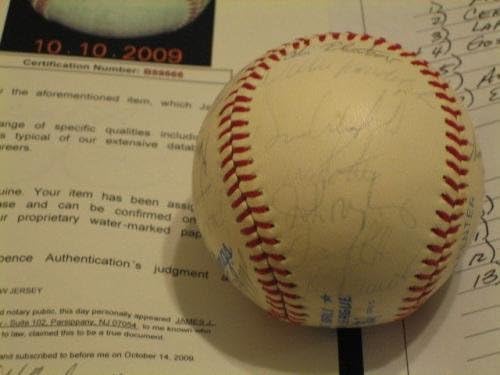 1982 Yankees Csapatát (31) Aláírt Dedikált Macphail Oal Baseball Szövetség Loa Hof+ - Dedikált Baseball